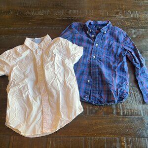 Polo Ralph Lauren & Crew Cuts Cotton Button Down Shirt Lots Boys 6/7